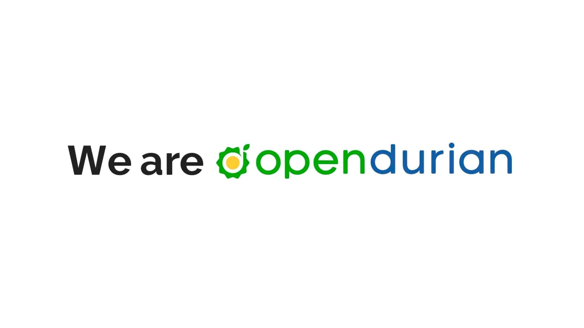 We are OpenDurian